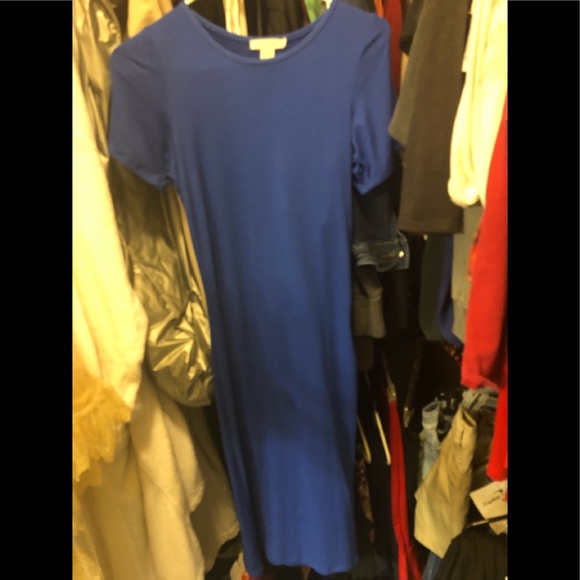 Blue fitted dress - Picture 1 of 1